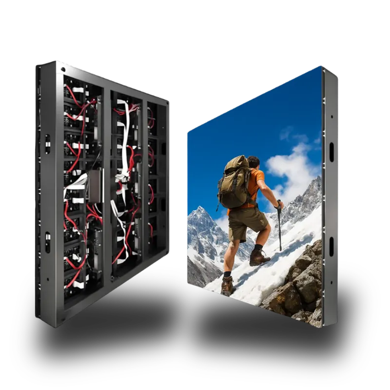 מסך לד P2.5 פנימי התקנת קבע 96x96 ס"מ 7680Hz