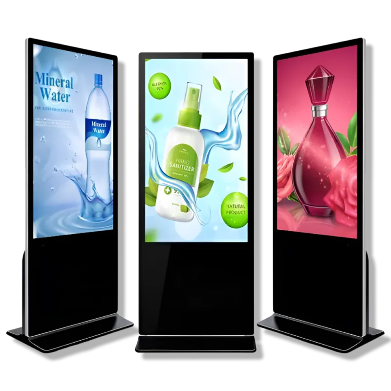 באנר דיגיטלי LCD 55 אינץ' עם סטנד דק במיוחד