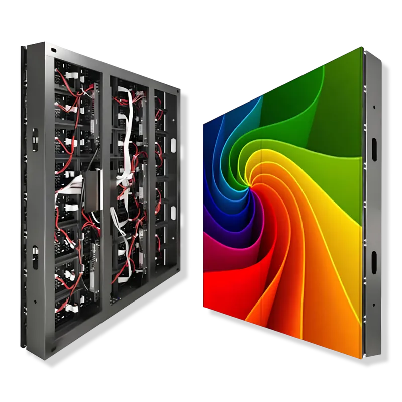 מסך לד P4 התקנת קבע פנימי 96x96 ס"מ - שירות קדמי מגנטי