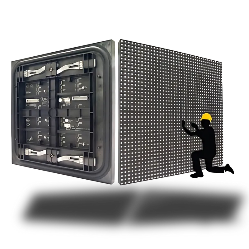 מסך LED חיצוני P6.67 שירות קדמי מוגן מים 96x96 ס"מ