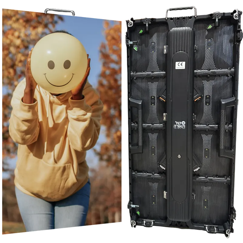 מסך LED רנטל P2.6 GOB מוגן מים 100x50 ס"מ 7680Hz