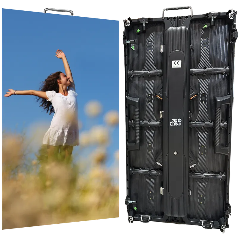 מסך LED חיצוני P2.6 מוגן מים 100x50 ס"מ 7680Hz