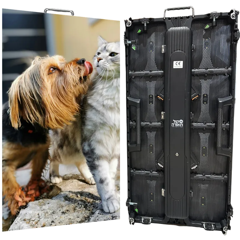 מסך LED רנטל P2.9 GOB מוגן מים 100x50 ס"מ 7680Hz